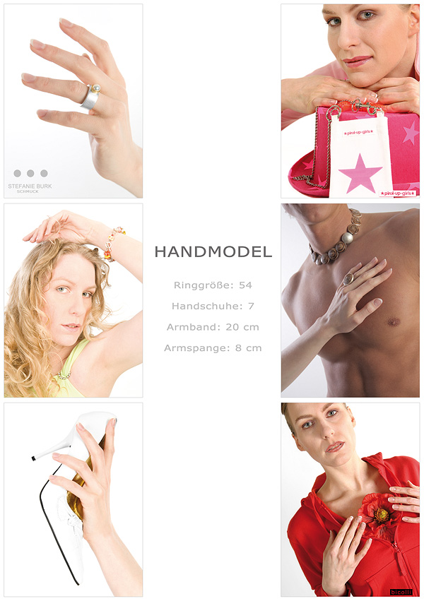 Handmodel Sedcard Bianca