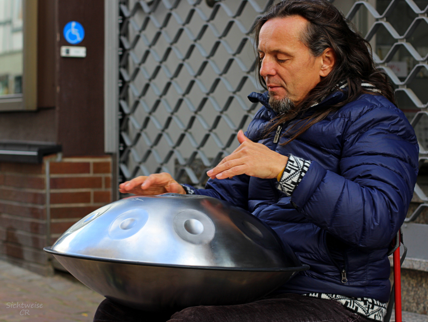 Handpan Musiker