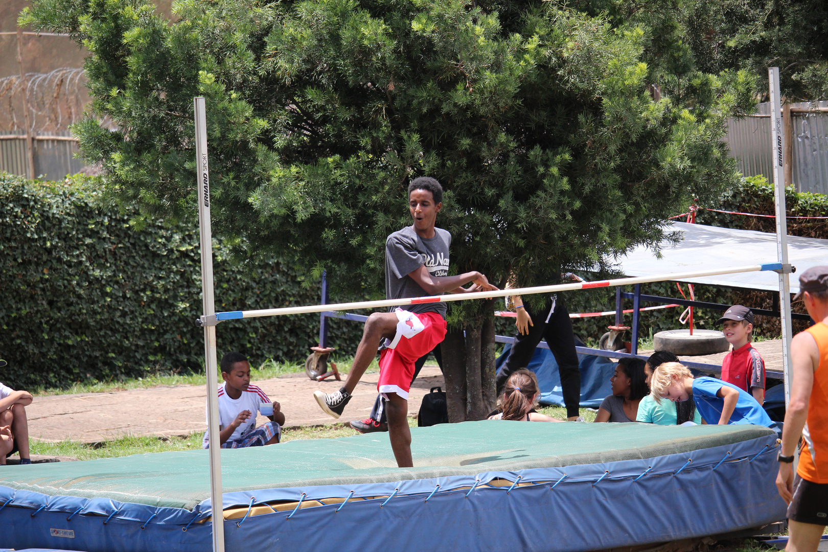 Hands in the high jump # 3