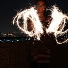 Hands with sparklers # 3