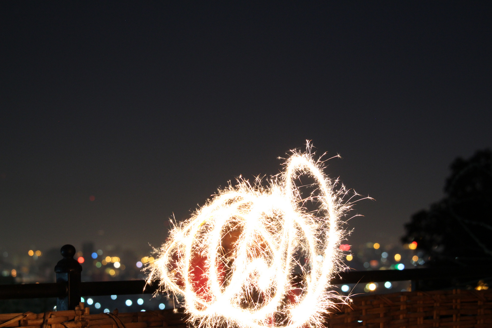 Hands with sparklers # 5