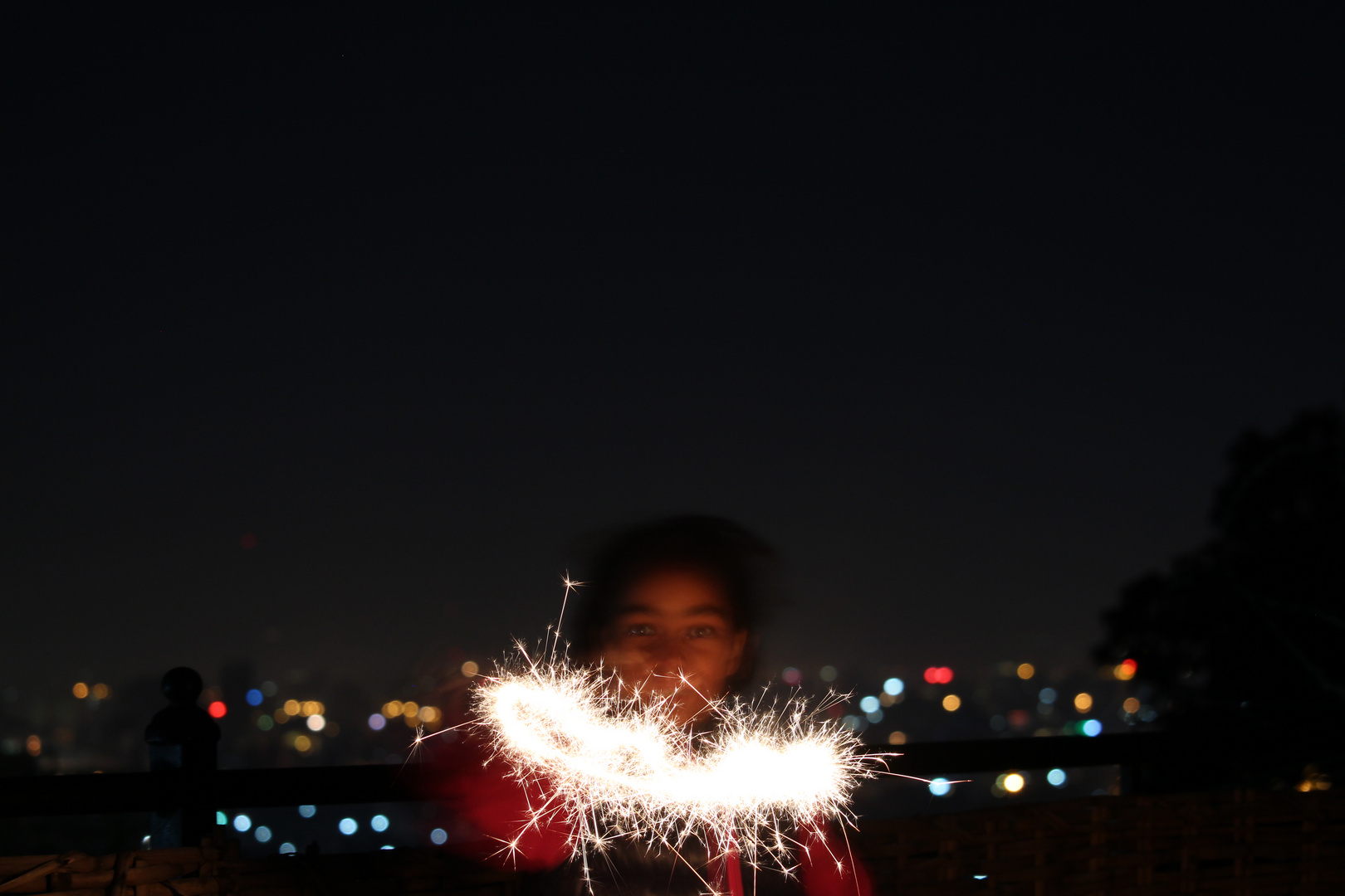 Hands with sparklers # 6