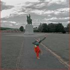 Handstand vor Robert the Bruce