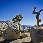 Handstands on rock