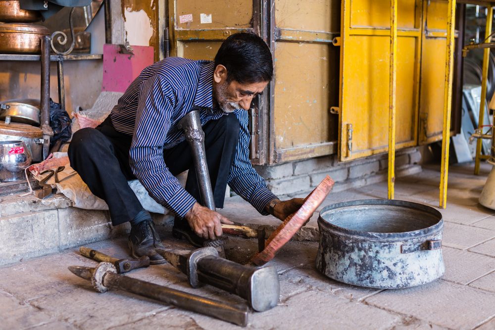 Handwerker im Bazar...