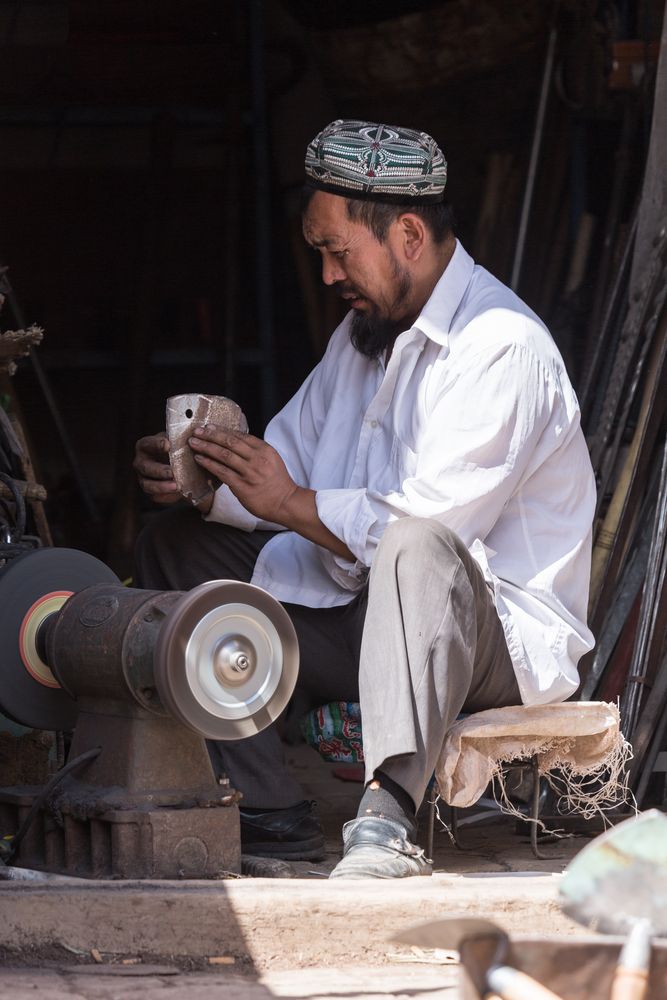 Handwerker in Kashgar