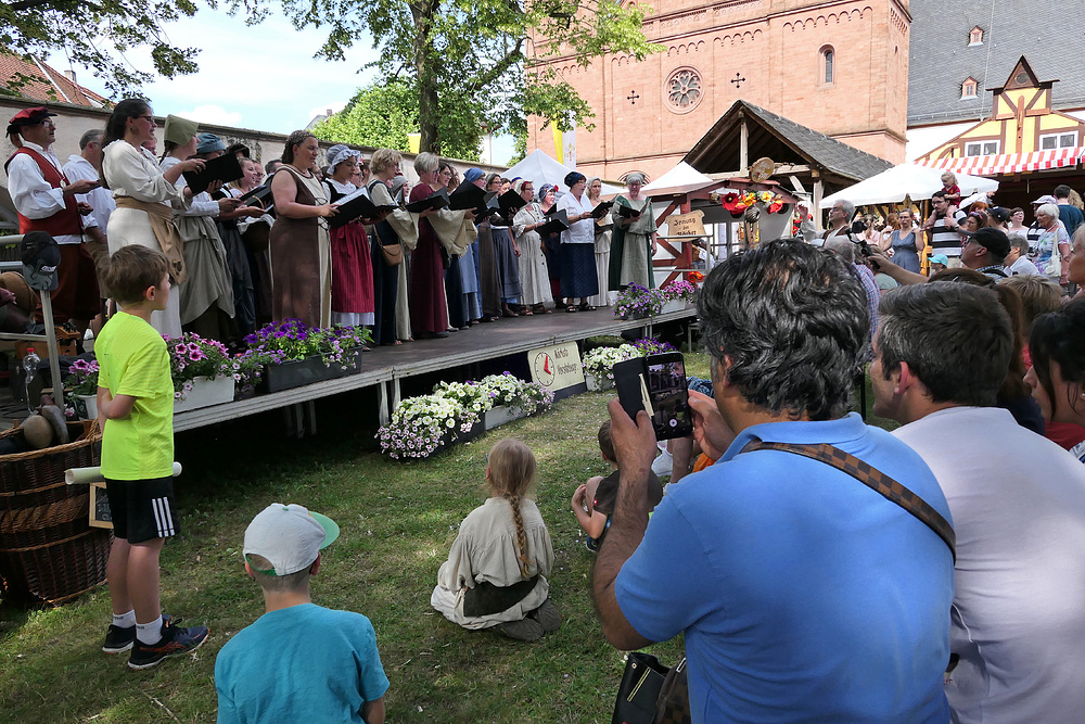 Handwerkermarkt Seligenstadt 2018: Die Sänger 01