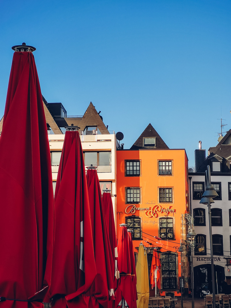 Handyfoto Heumarkt im Lockdown 2020