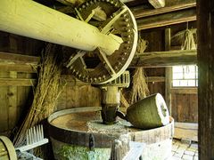 Hanfmühle im Freilichtmuseum Vogtsbauernhof in Gutach/Schwarzwald