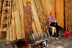 "Hang Bo" Strasse des Bambus in Hanoi