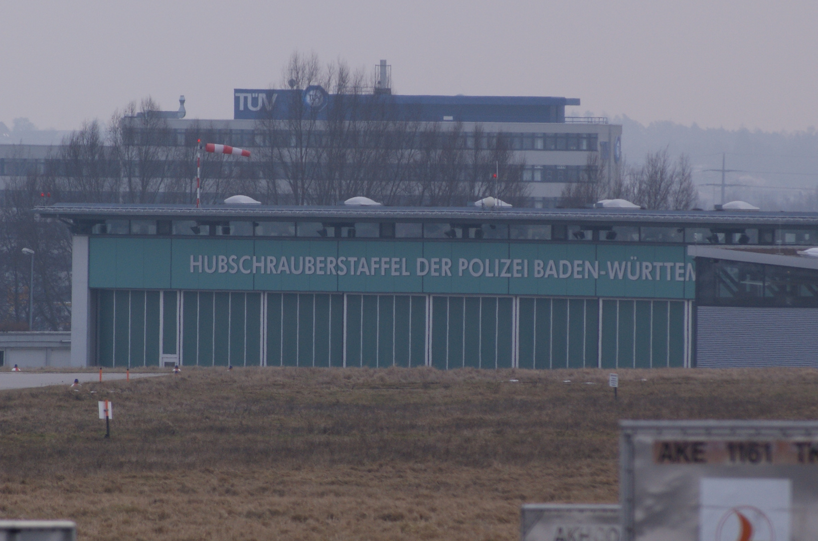 Hangar der Polizeihubschrauberstaffel Baden-Württemberg