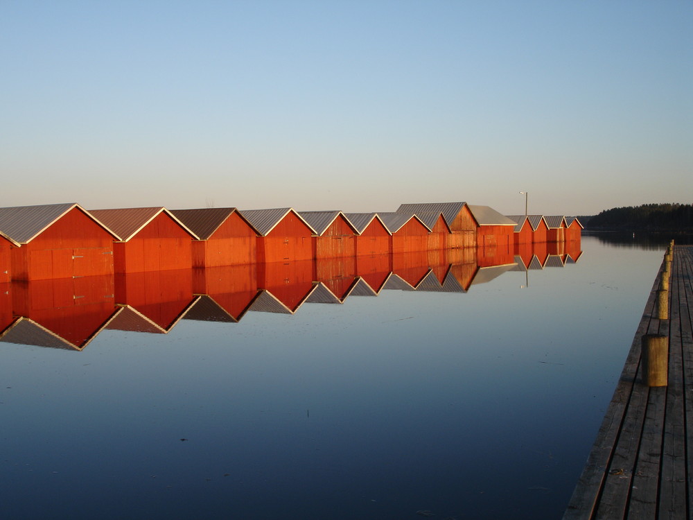 hangars bateaux finlande