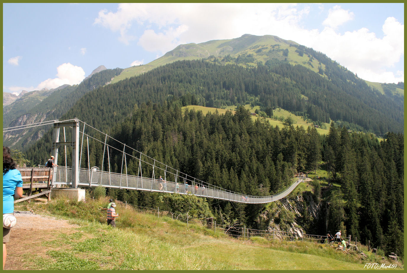 hangbrug in Holzgau