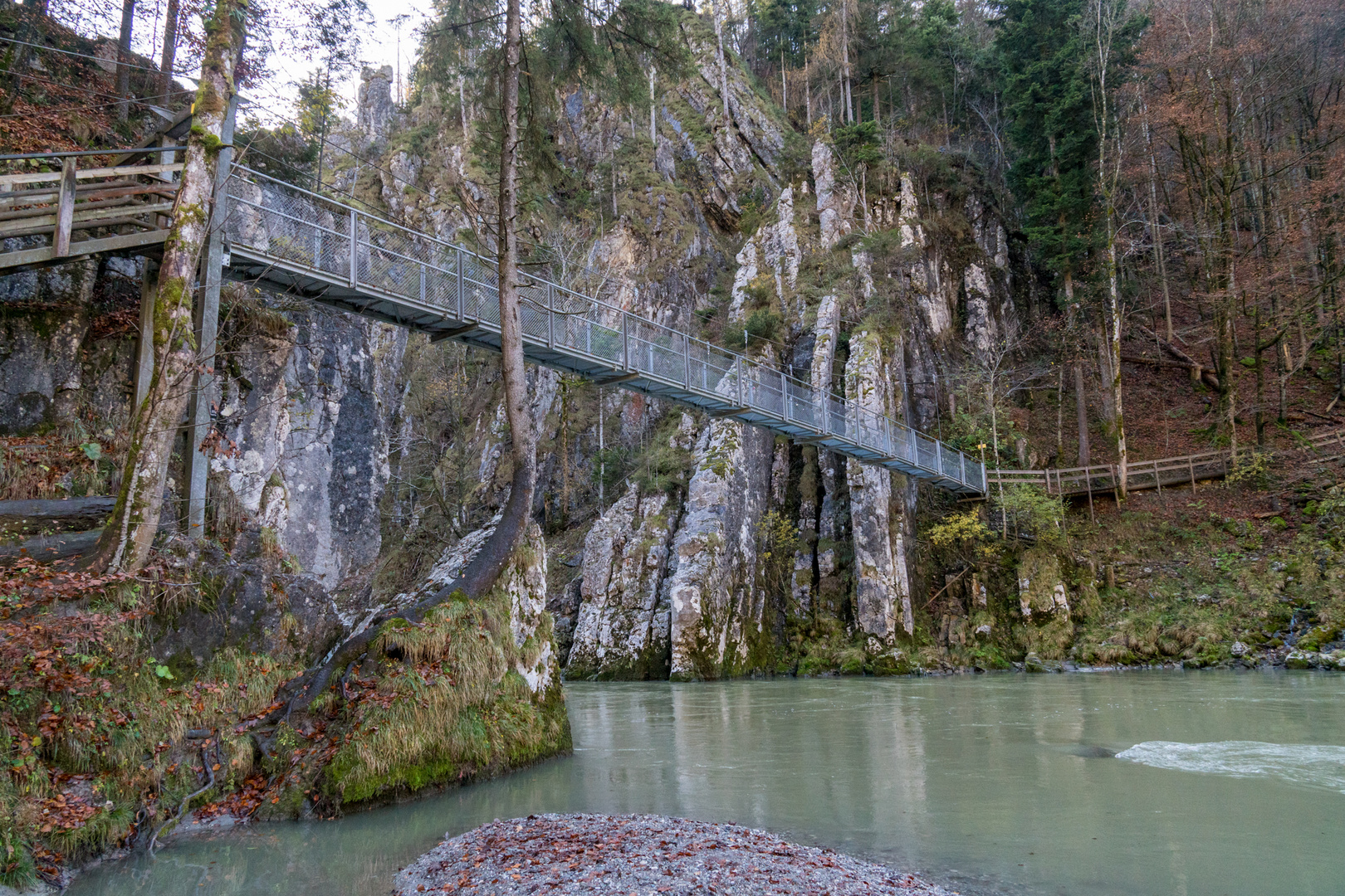 Hangebrücke am Schmugglerweg