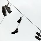 Hanging shoes