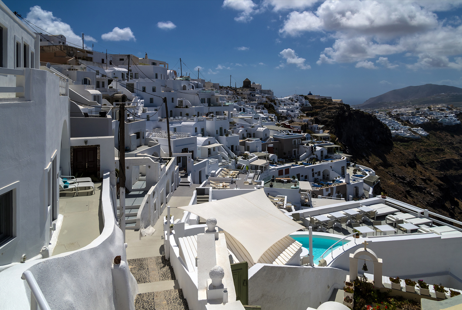 Hanglage Imerovigli, Santorin