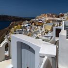 Hanglage in Oia,Santorin