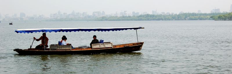 hangzhou by boat