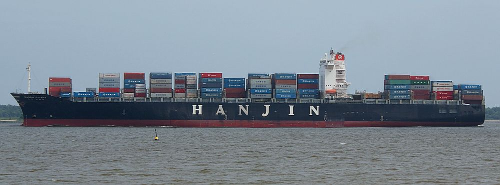 HANJIN OTTAWA Elbinsel Krautsand