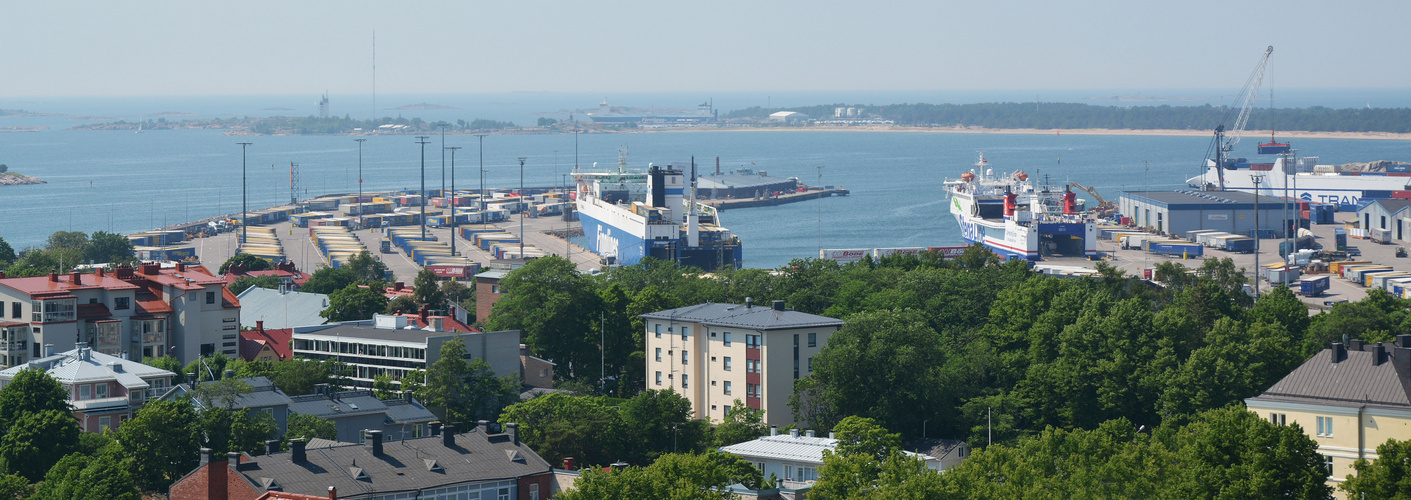 Hanko, the south point of Finnland is there