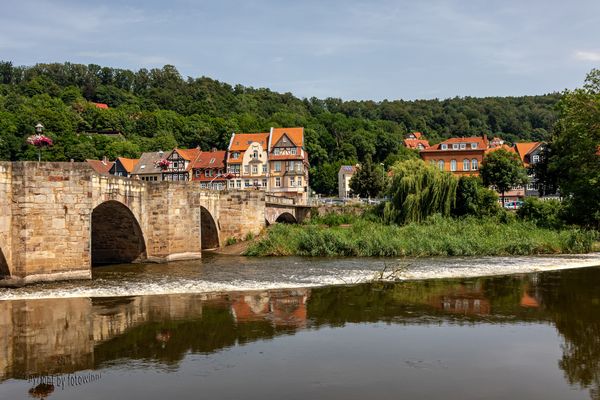 Hann.-Münden - alte Werrabrücke