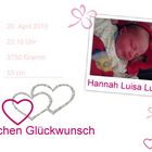 Hannah ist da