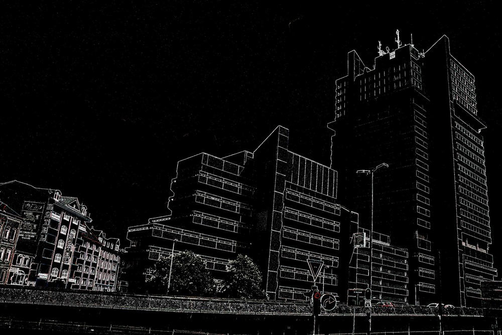 Hannover 14 - CityTower 4 - Edge Detection
