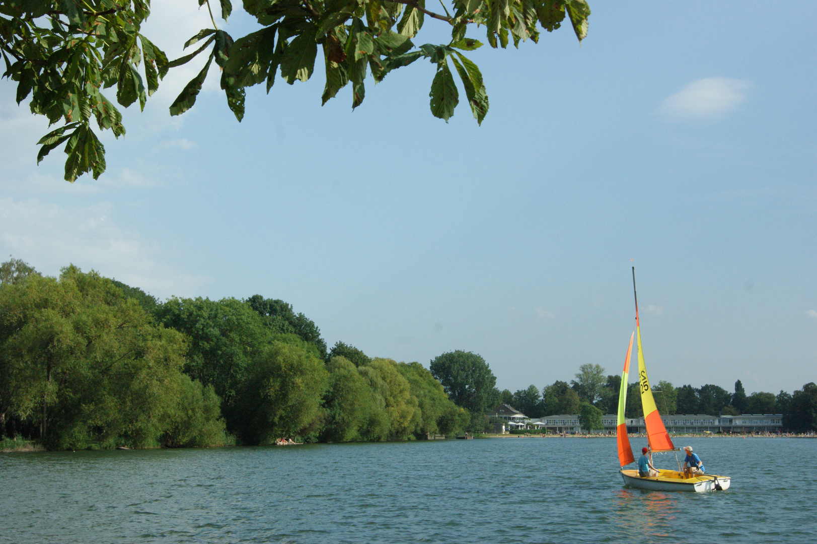 Hannover am Maschsee im August