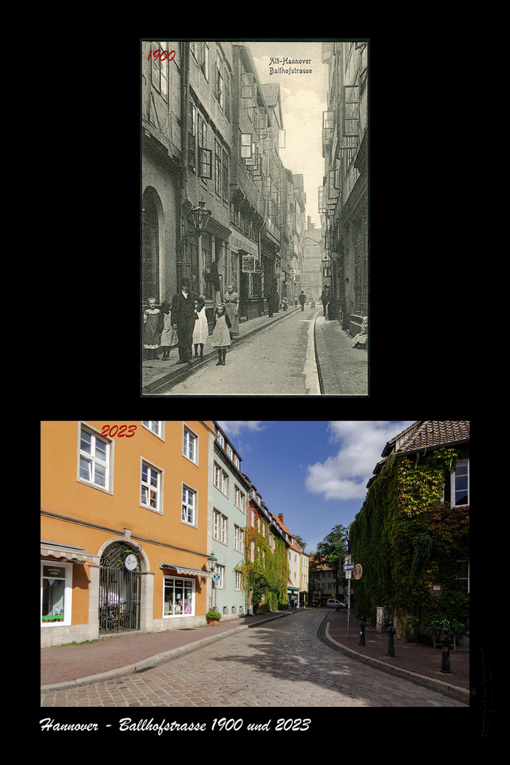 Hannover - Ballhofstrasse 1900 und 2023