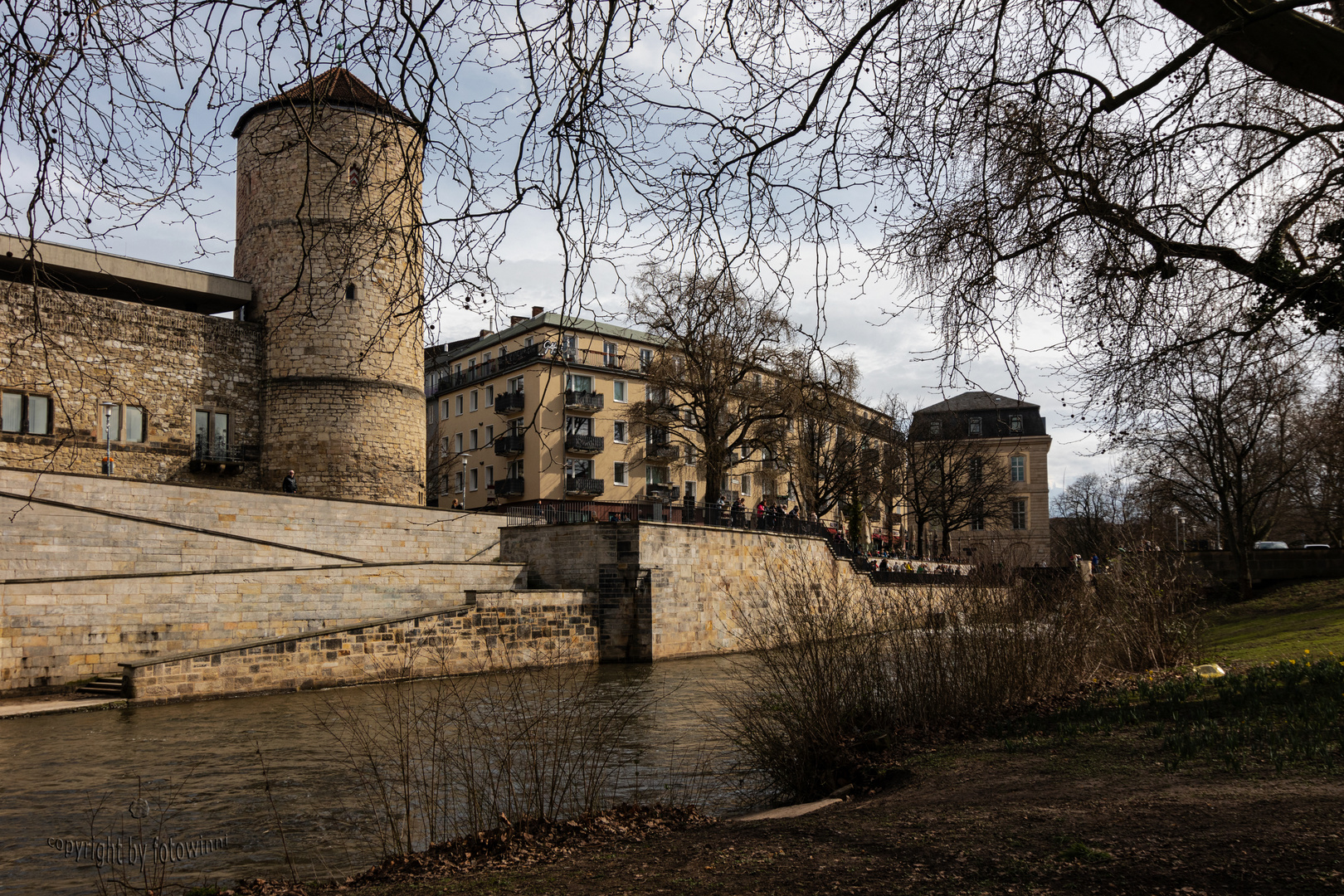 Hannover - Beguinenturm an der Leine