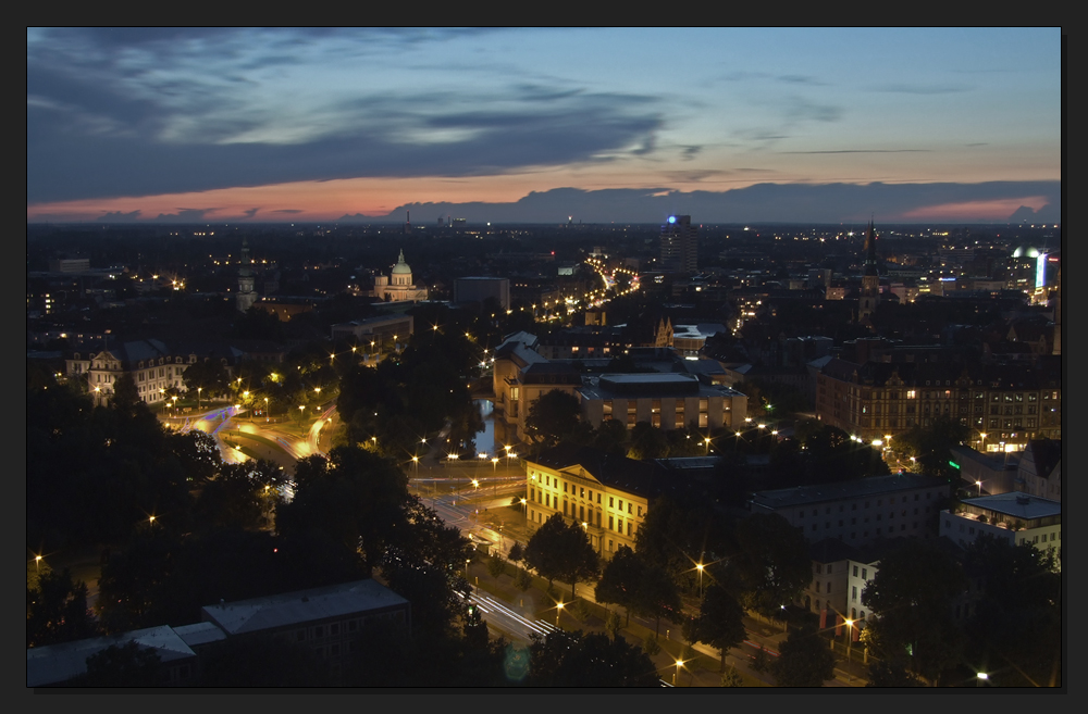 Hannover bei Nacht