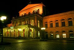 Hannover bei Nacht: Staatsoper