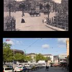 Hannover - Ernst-August-Platz (Bahnhofsvorplatz) 1910 und 2015
