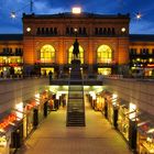 Hannover Hauptbahnhof am Abend