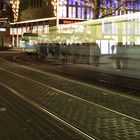 Hannover Hauptbahnhof bei Nacht (mit Bus)