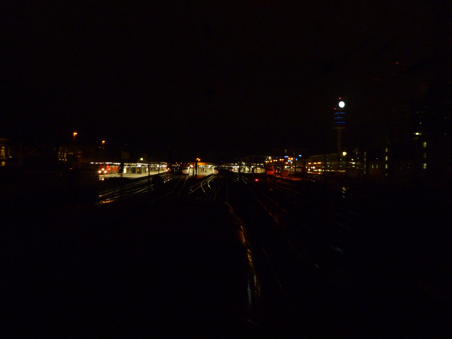 Hannover Hbf beim Sturmtief "Niklas" März/April 2015