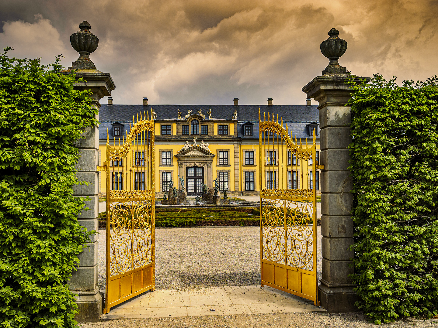 HannoverHerrenhausen, großer Garten Foto & Bild