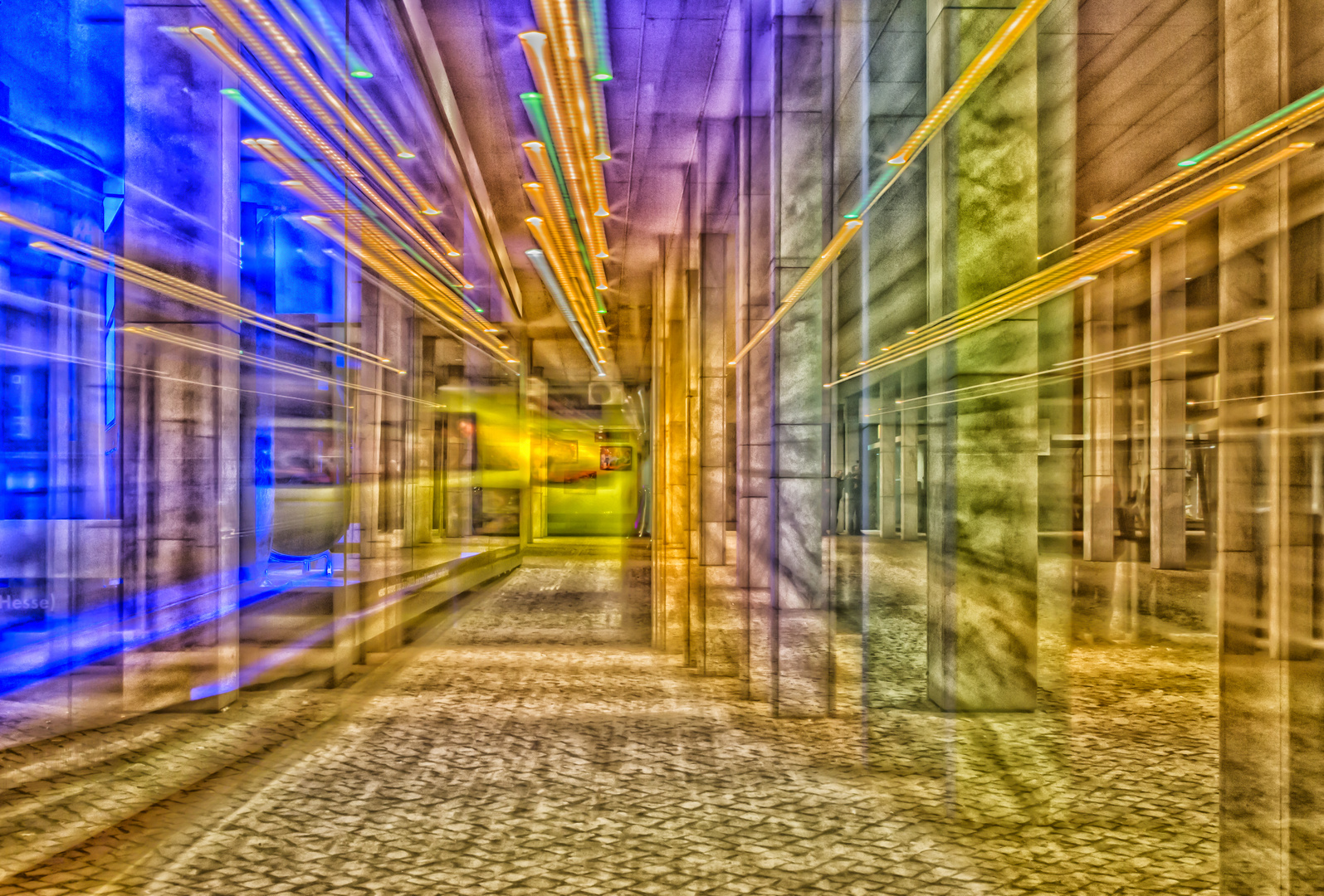 Hannover in der Nacht Foto & Bild architektur, abstraktes