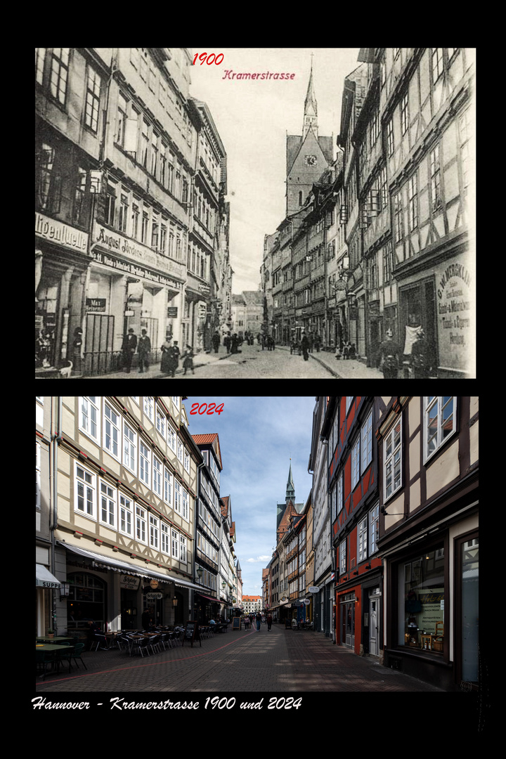 Hannover - Kramerstrasse 1900 und 2024
