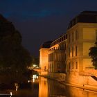 Hannover Leineschloss kurz vor Ende der blauen Stunde