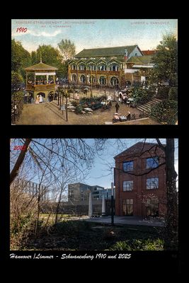 Hannover / Limmer - Schwanenburg 1910 und 2025