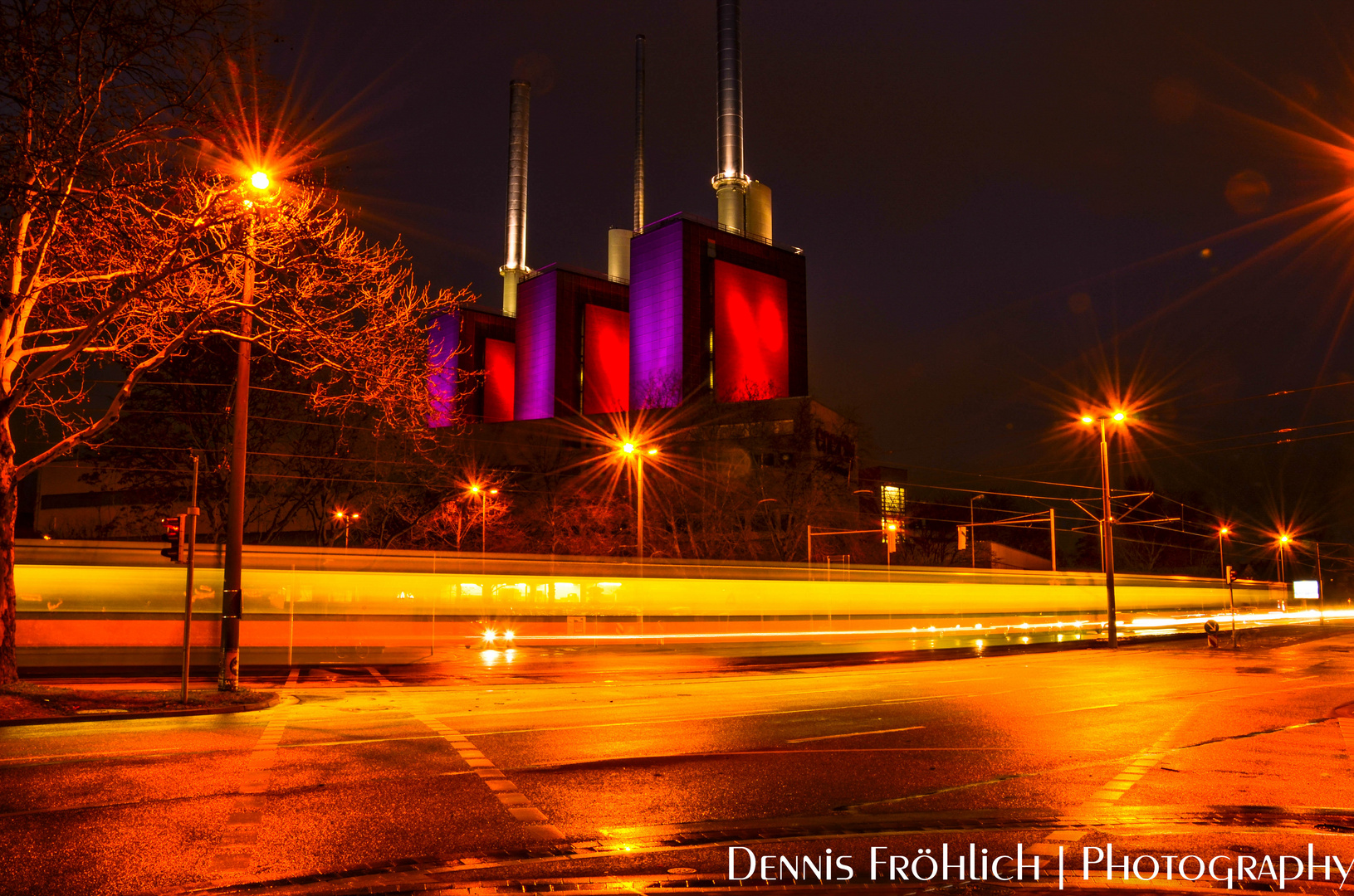 Hannover Linden bei Nacht