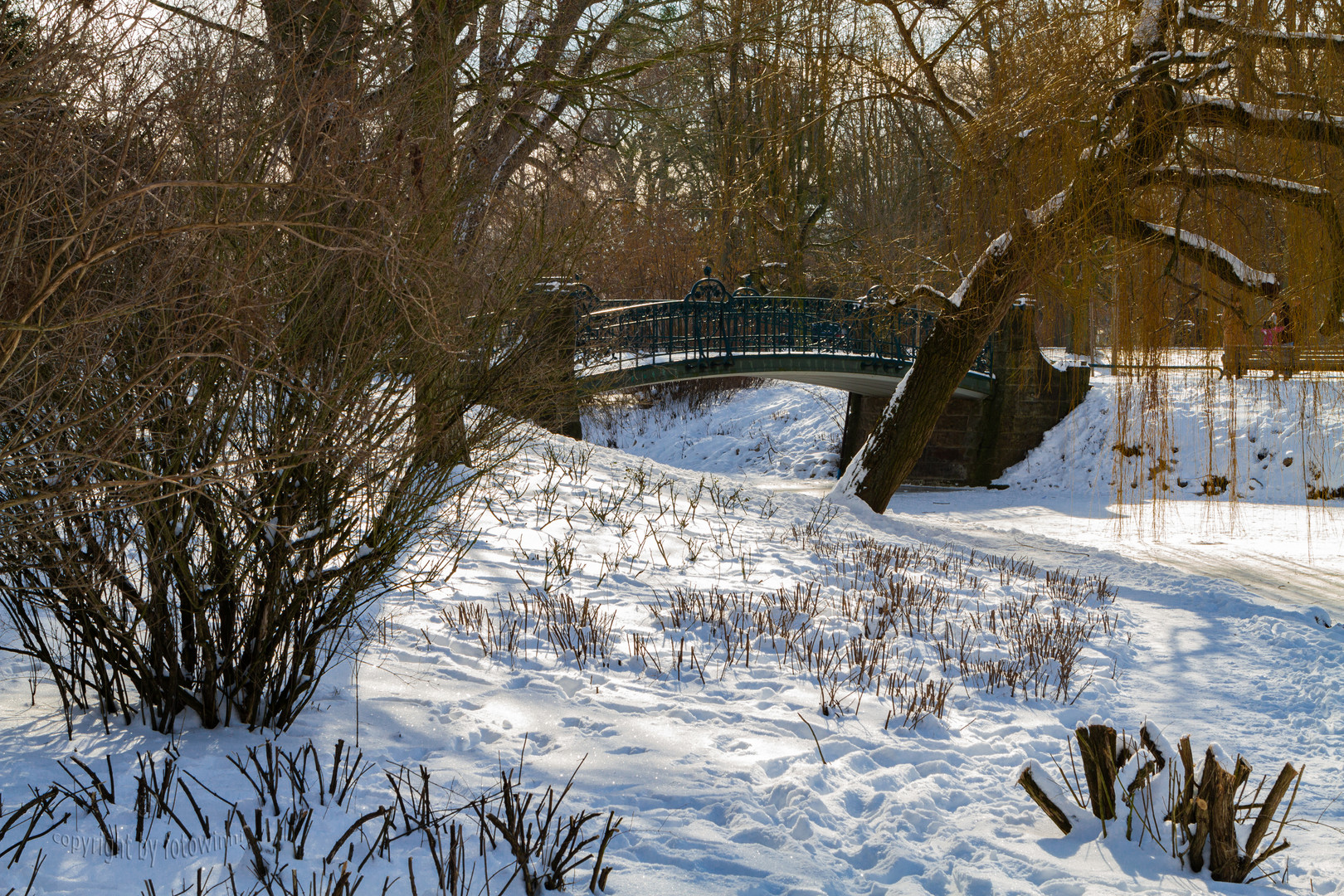 Hannover - Maschpark im Winter