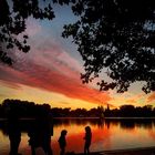 Hannover Maschsee Sonnenuntergang