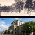 Hannover - Opernhaus 1900 und 2015