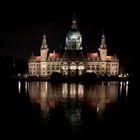 Hannover Rathaus bei Nacht