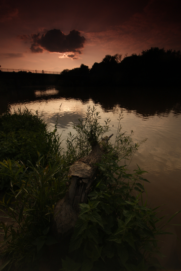 Hannover River, Sunset