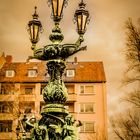 Hannover - Statue mit Laterne