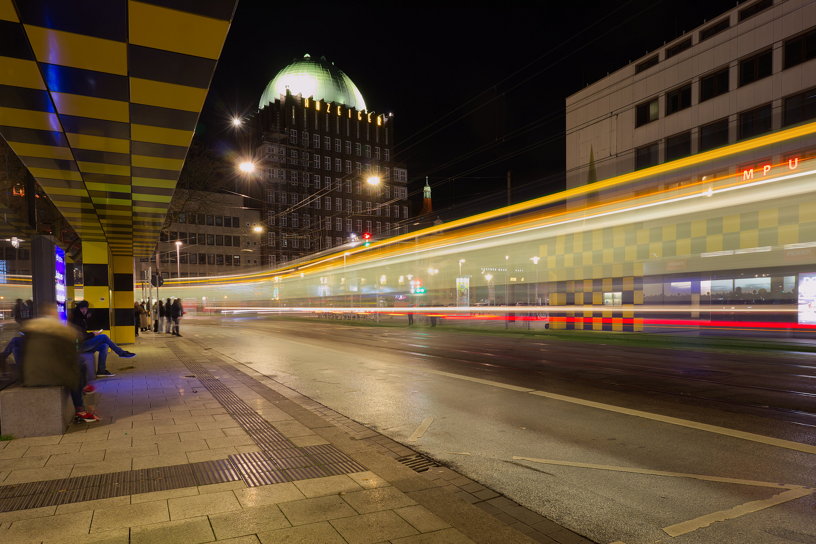 Hannover Steintor bei Nacht