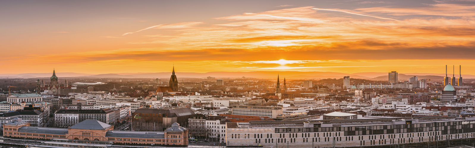 Hannover Sunset Panorama